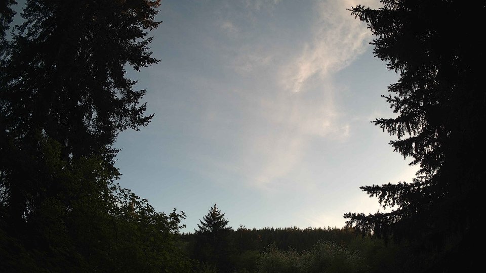 Pacific Northwest skyline timelapse frame from May 11th, 2026 at 7:30 PM