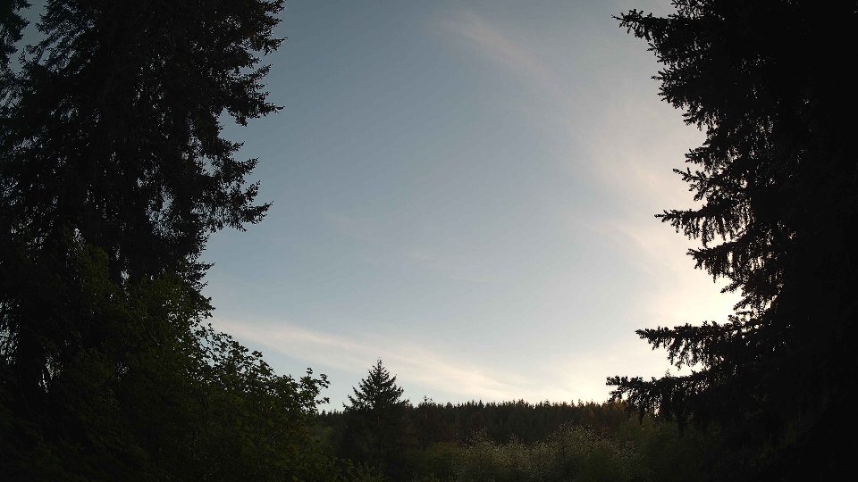 Pacific Northwest skyline timelapse frame from May 11th, 2026 at 8:00 PM
