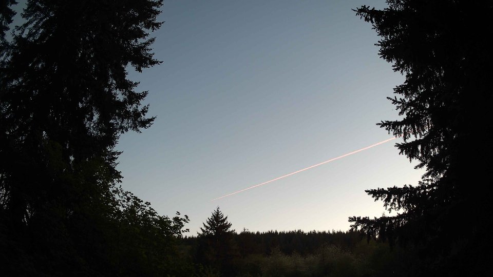 Pacific Northwest skyline timelapse frame from May 11th, 2026 at 8:45 PM