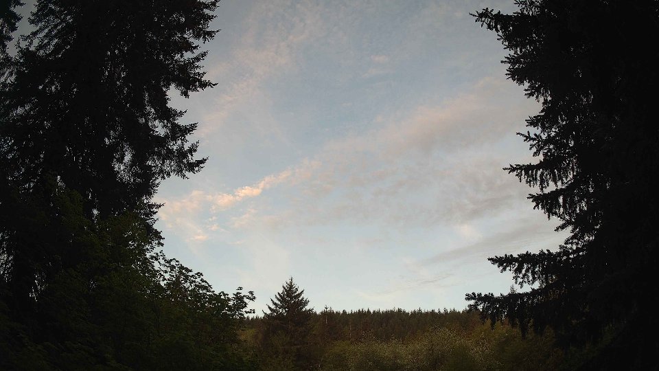 Pacific Northwest skyline timelapse frame from May 12th, 2026 at 6:00 AM