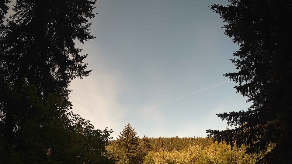 Pacific Northwest skyline timelapse frame from May 12th, 2026 at 8:30 AM