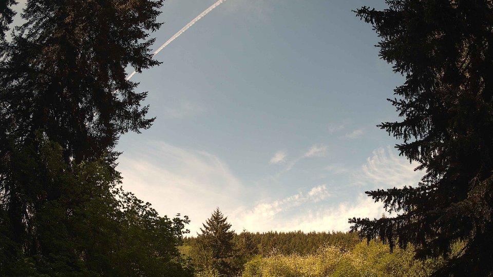 Pacific Northwest skyline timelapse frame from May 12th, 2026 at 10:45 AM