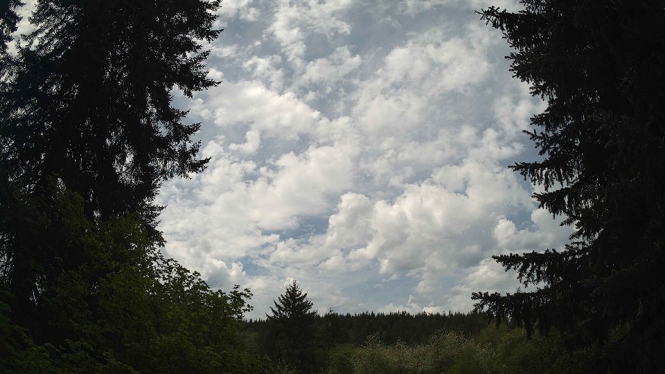 Pacific Northwest skyline timelapse frame from May 12th, 2026 at 12:00 PM