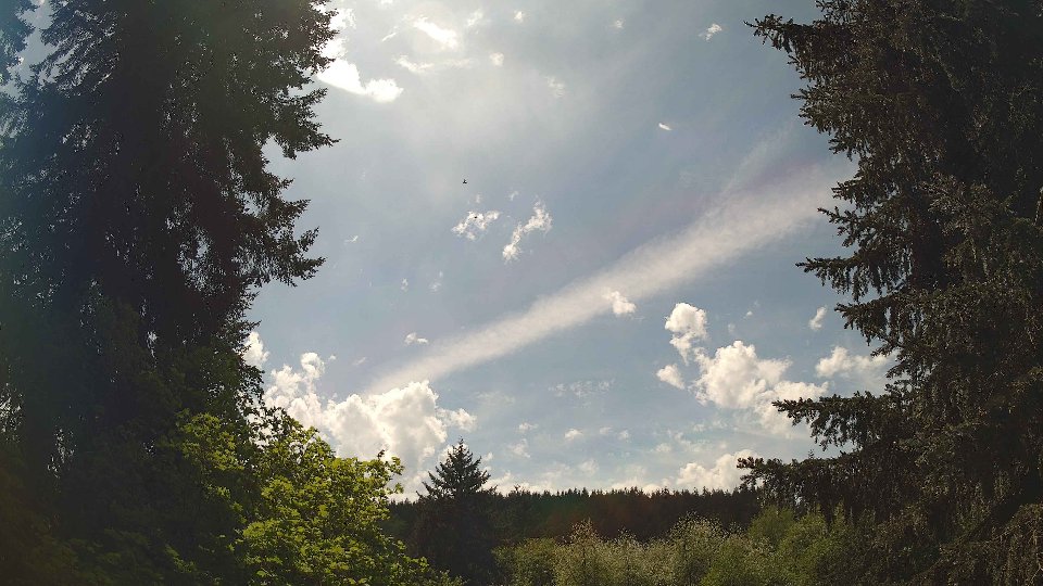 Pacific Northwest skyline timelapse frame from May 12th, 2026 at 1:45 PM