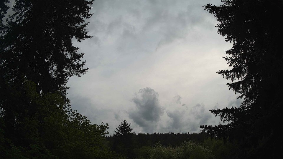 Pacific Northwest skyline timelapse frame from May 12th, 2026 at 8:00 PM