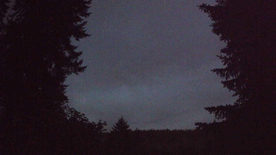 Pacific Northwest skyline timelapse frame from May 12th, 2026 at 5:02 AM
