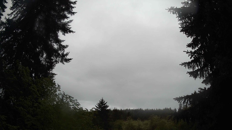 Pacific Northwest skyline timelapse frame from May 13th, 2026 at 5:45 AM