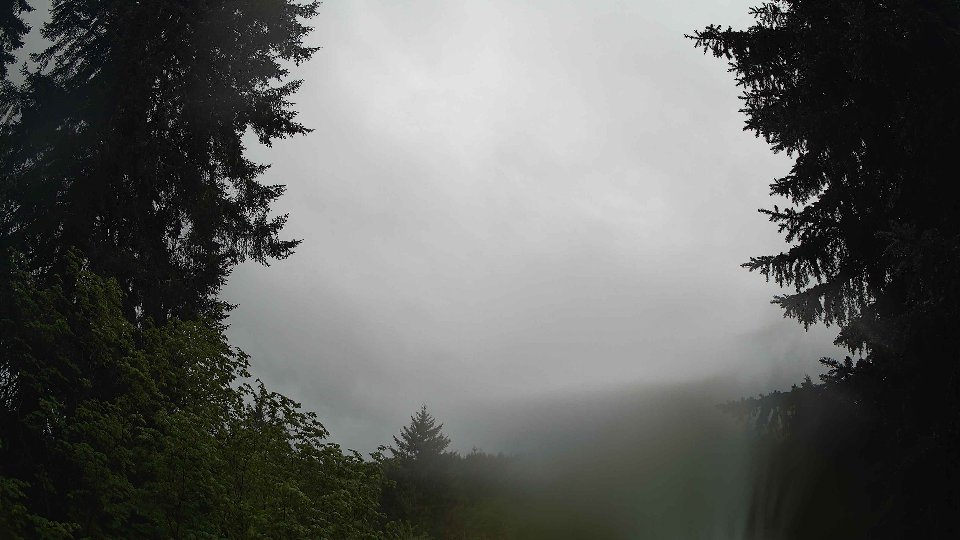 Pacific Northwest skyline timelapse frame from May 13th, 2026 at 7:15 AM