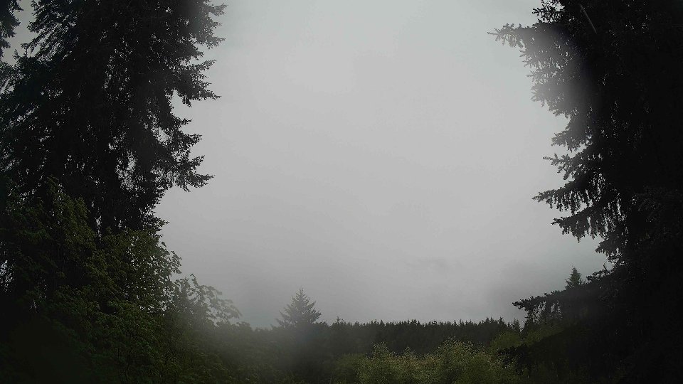 Pacific Northwest skyline timelapse frame from May 13th, 2026 at 8:00 AM