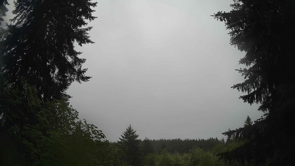 Pacific Northwest skyline timelapse frame from May 13th, 2026 at 8:45 AM
