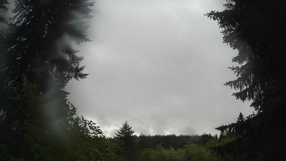 Pacific Northwest skyline timelapse frame from May 13th, 2026 at 9:30 AM