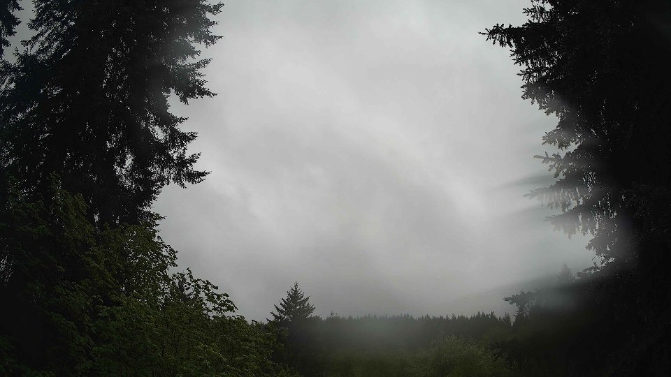 Pacific Northwest skyline timelapse frame from May 13th, 2026 at 10:45 AM