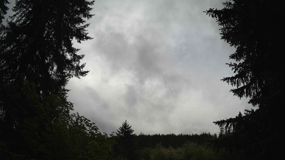 Pacific Northwest skyline timelapse frame from May 13th, 2026 at 1:00 PM