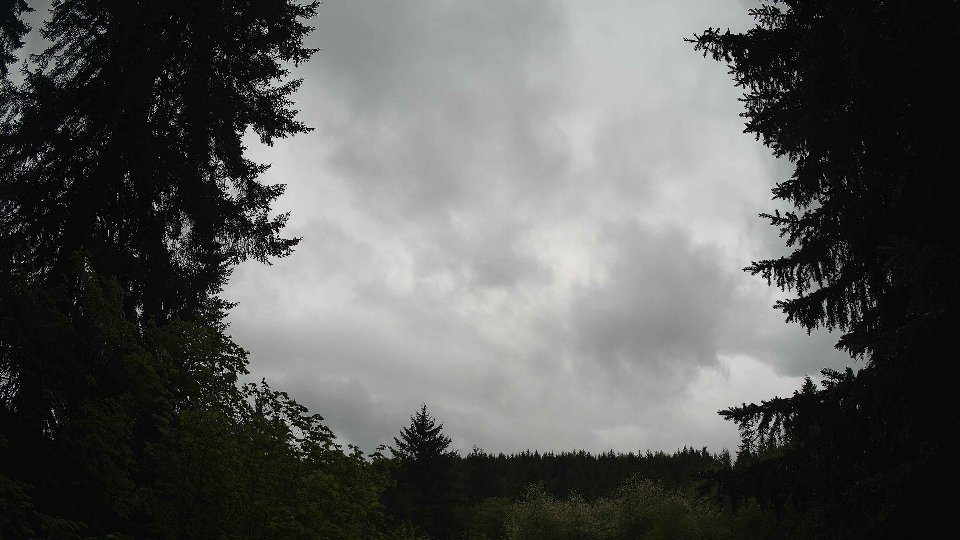 Pacific Northwest skyline timelapse frame from May 13th, 2026 at 1:15 PM
