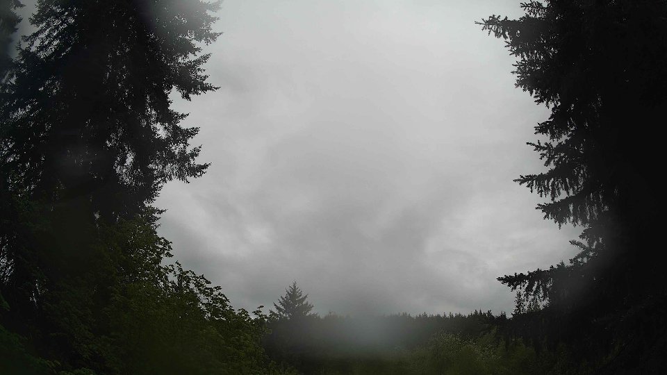 Pacific Northwest skyline timelapse frame from May 13th, 2026 at 2:45 PM