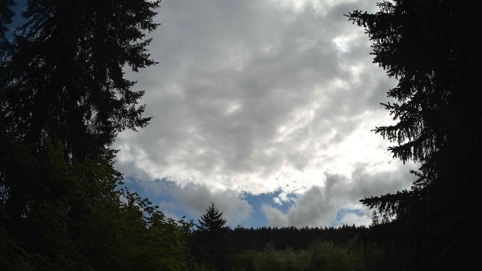 Pacific Northwest skyline timelapse frame from May 13th, 2026 at 4:15 PM