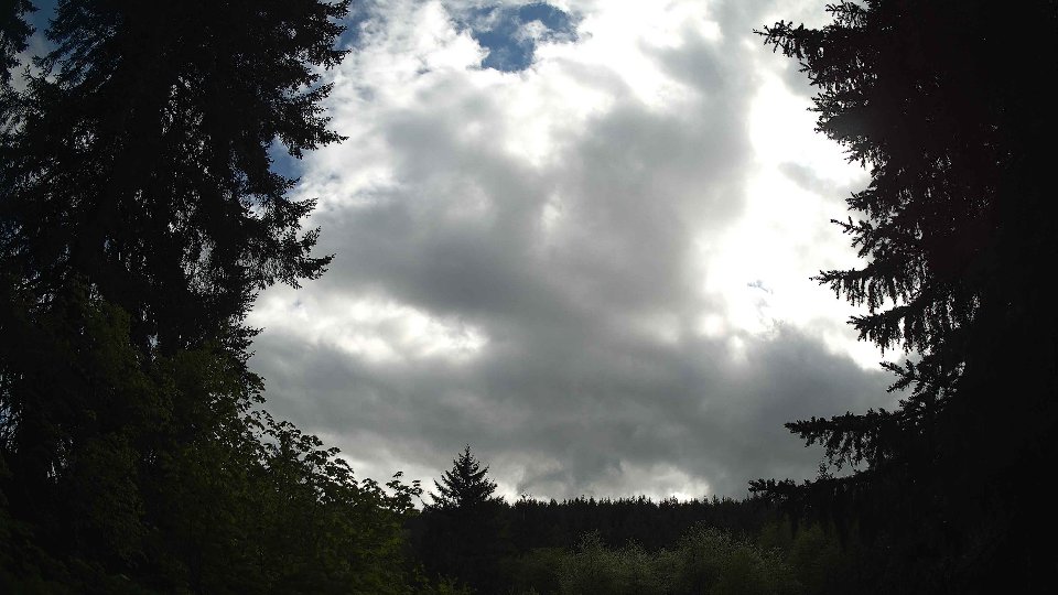 Pacific Northwest skyline timelapse frame from May 13th, 2026 at 4:45 PM