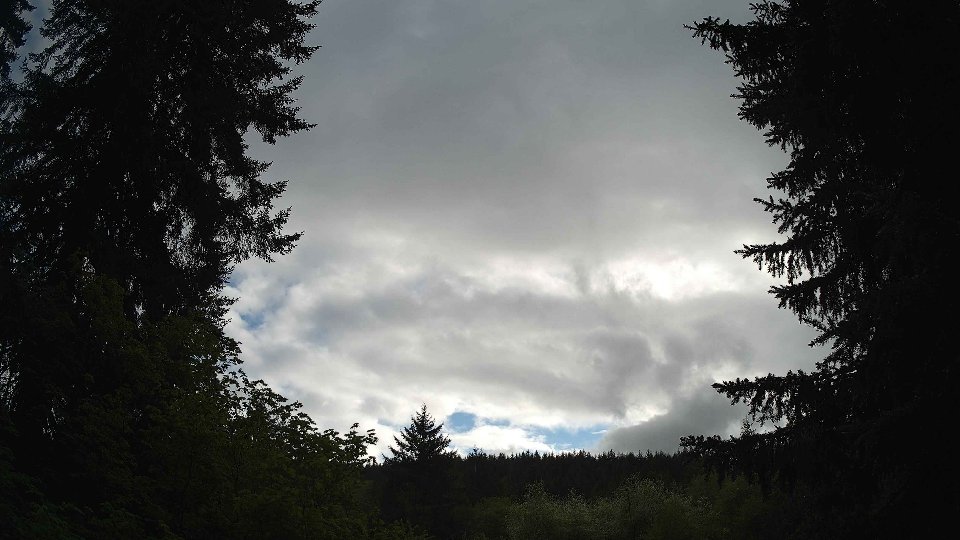 Pacific Northwest skyline timelapse frame from May 13th, 2026 at 6:15 PM