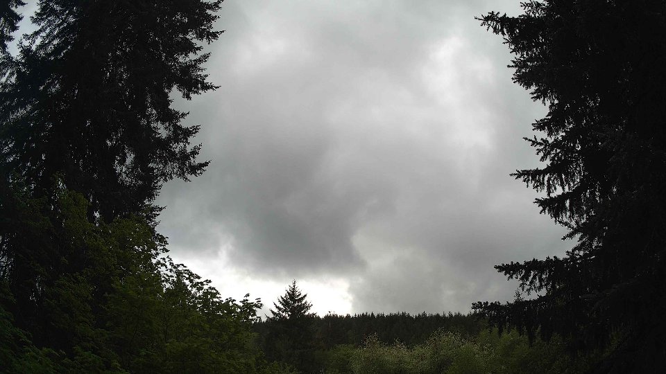 Pacific Northwest skyline timelapse frame from May 13th, 2026 at 6:45 PM