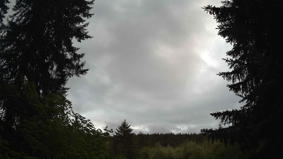 Pacific Northwest skyline timelapse frame from May 13th, 2026 at 8:30 PM