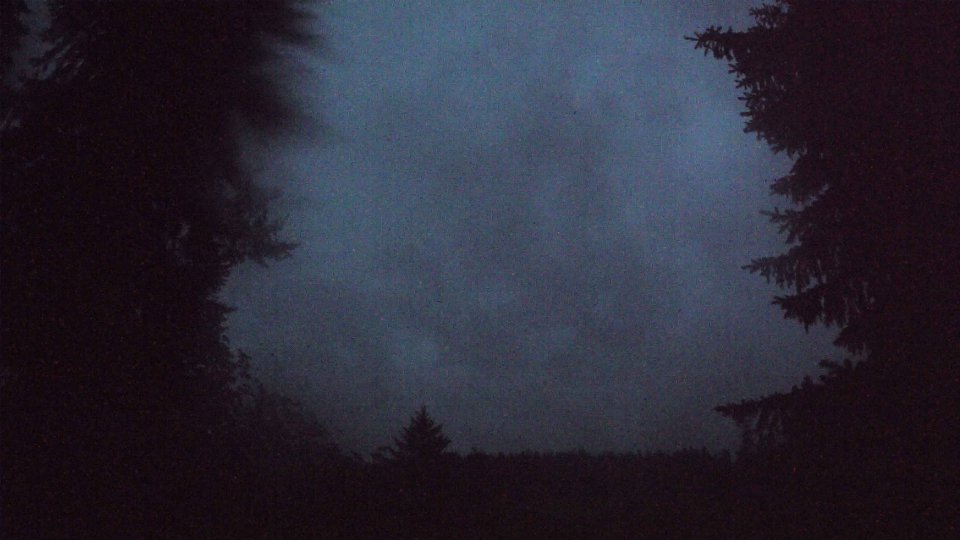 Pacific Northwest skyline timelapse frame from May 13th, 2026 at 5:04 AM