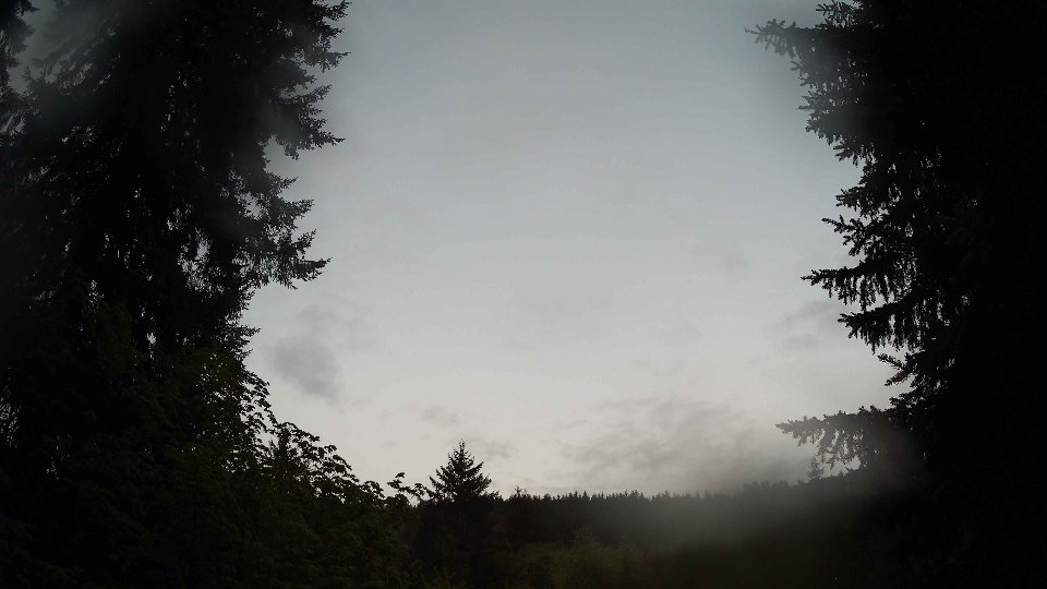 Pacific Northwest skyline timelapse frame from May 14th, 2026 at 5:30 AM