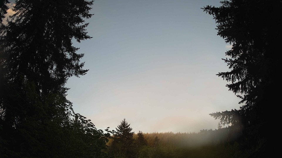 Pacific Northwest skyline timelapse frame from May 14th, 2026 at 6:15 AM
