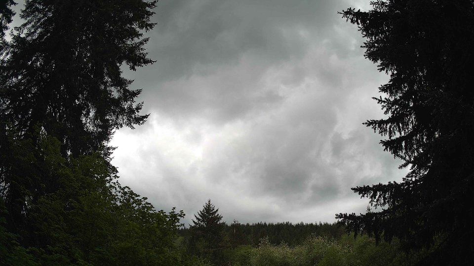 Pacific Northwest skyline timelapse frame from May 14th, 2026 at 11:45 AM