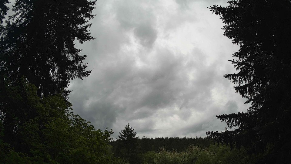 Pacific Northwest skyline timelapse frame from May 14th, 2026 at 12:45 PM