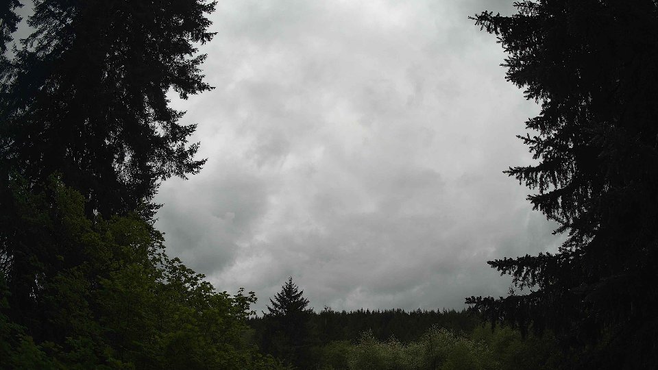 Pacific Northwest skyline timelapse frame from May 14th, 2026 at 1:00 PM