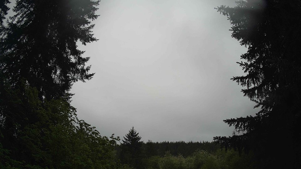 Pacific Northwest skyline timelapse frame from May 14th, 2026 at 1:45 PM