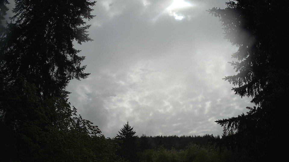 Pacific Northwest skyline timelapse frame from May 14th, 2026 at 3:45 PM