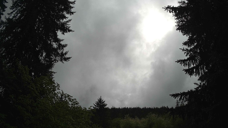Pacific Northwest skyline timelapse frame from May 14th, 2026 at 4:15 PM
