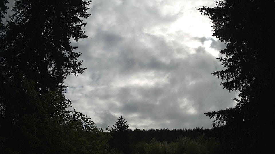 Pacific Northwest skyline timelapse frame from May 14th, 2026 at 4:45 PM