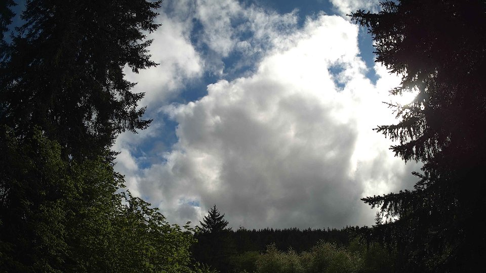 Pacific Northwest skyline timelapse frame from May 14th, 2026 at 5:15 PM