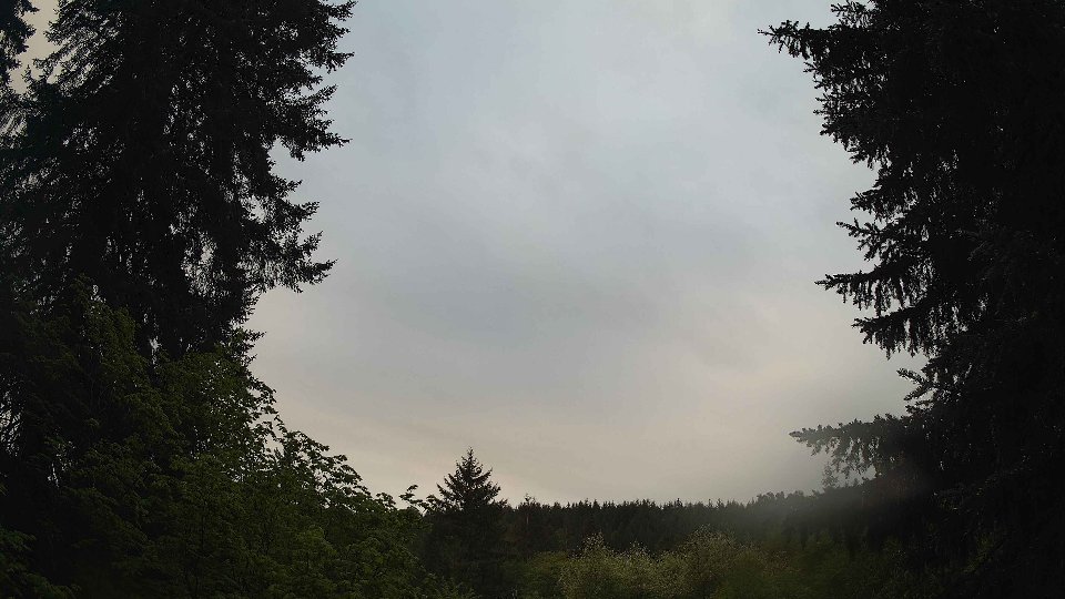 Pacific Northwest skyline timelapse frame from May 14th, 2026 at 7:15 PM