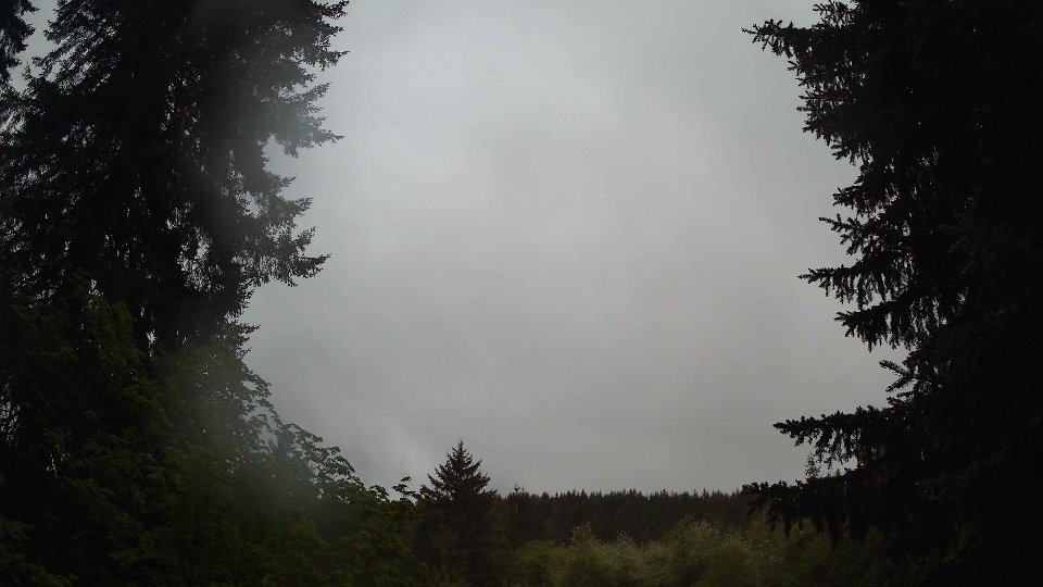 Pacific Northwest skyline timelapse frame from May 14th, 2026 at 8:45 PM