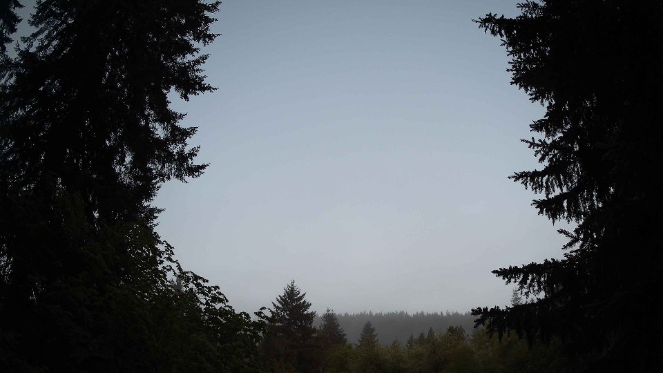 Pacific Northwest skyline timelapse frame from May 15th, 2026 at 5:30 AM