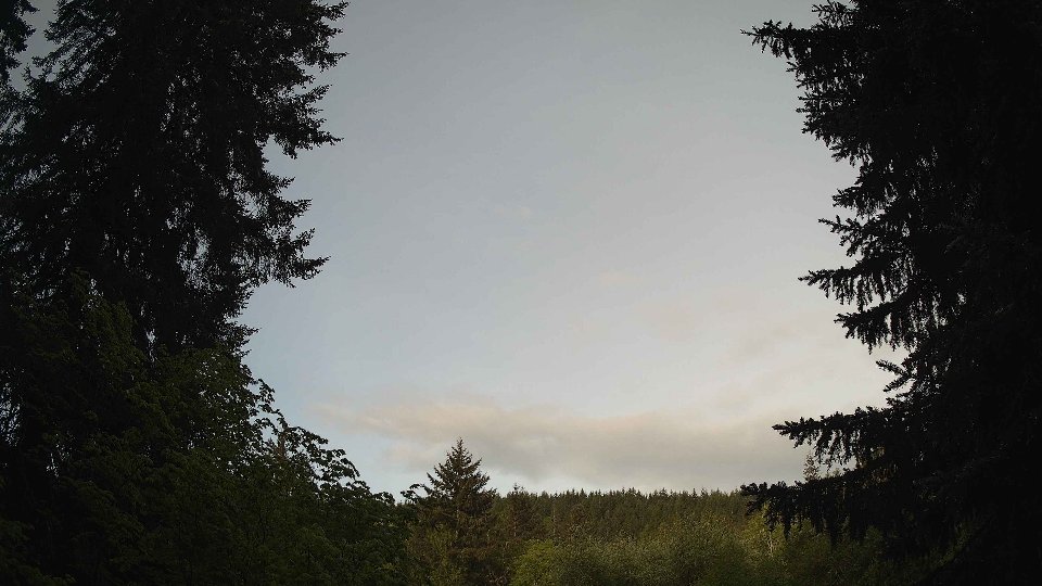Pacific Northwest skyline timelapse frame from May 15th, 2026 at 7:30 AM