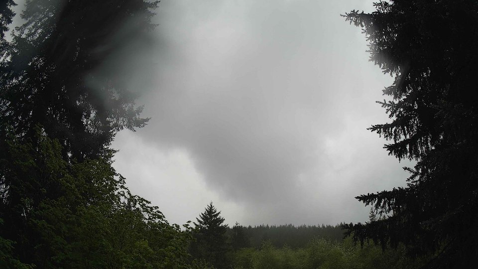Pacific Northwest skyline timelapse frame from May 15th, 2026 at 10:45 AM