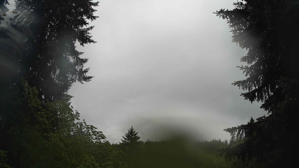 Pacific Northwest skyline timelapse frame from May 15th, 2026 at 12:15 PM
