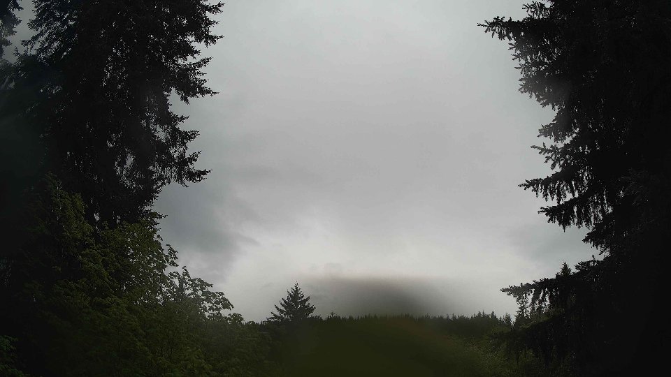 Pacific Northwest skyline timelapse frame from May 15th, 2026 at 12:30 PM
