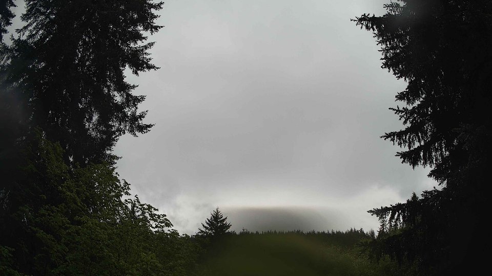 Pacific Northwest skyline timelapse frame from May 15th, 2026 at 12:45 PM