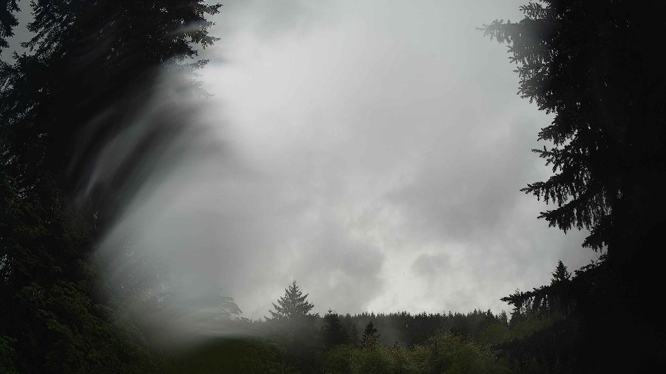 Pacific Northwest skyline timelapse frame from May 15th, 2026 at 1:45 PM