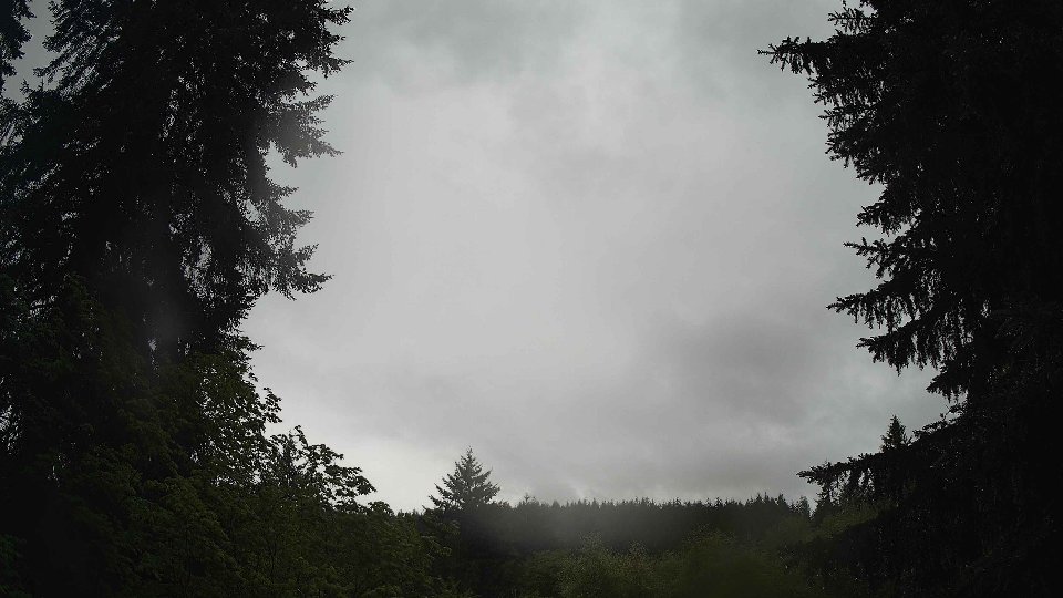 Pacific Northwest skyline timelapse frame from May 15th, 2026 at 2:00 PM