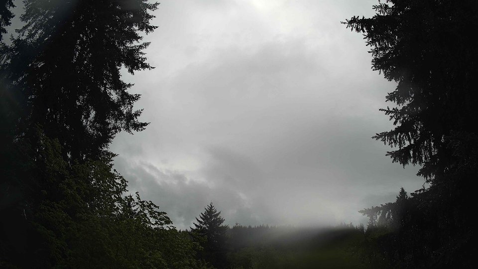 Pacific Northwest skyline timelapse frame from May 15th, 2026 at 2:45 PM