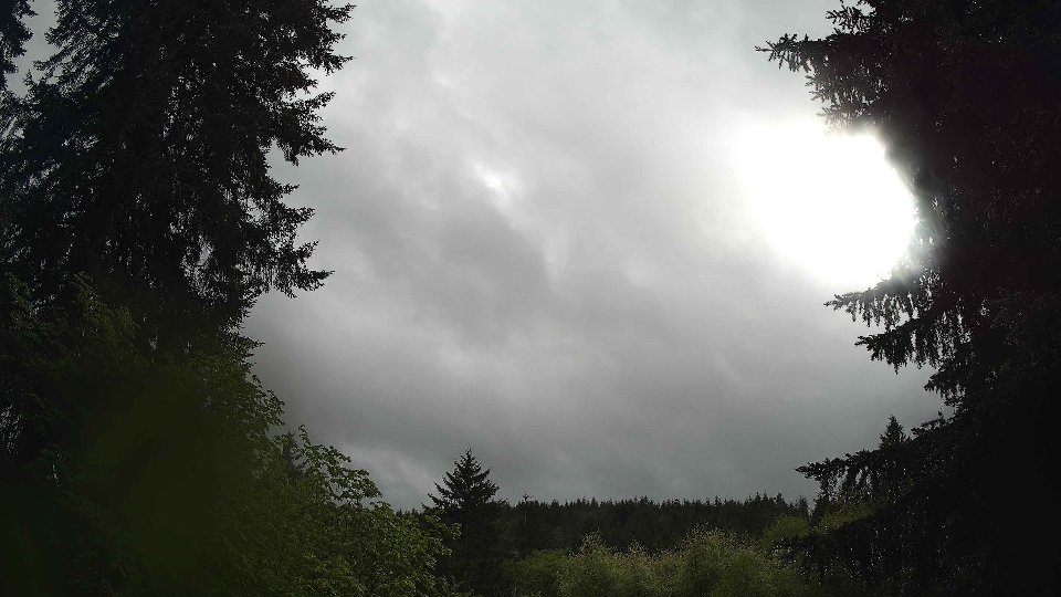 Pacific Northwest skyline timelapse frame from May 15th, 2026 at 5:15 PM
