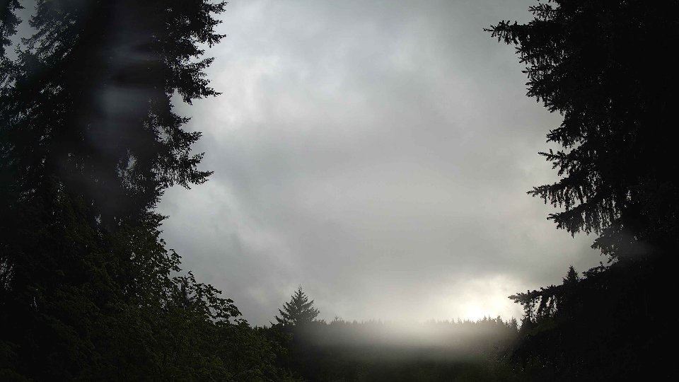 Pacific Northwest skyline timelapse frame from May 15th, 2026 at 6:45 PM