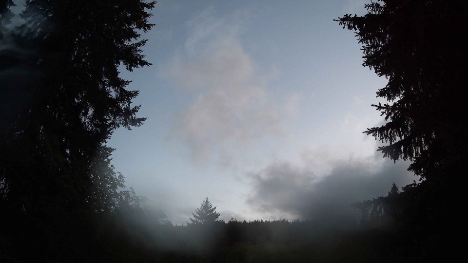 Pacific Northwest skyline timelapse frame from May 15th, 2026 at 8:59 PM