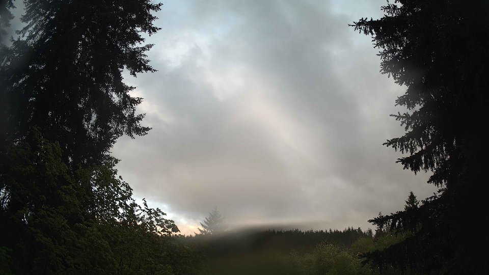 Pacific Northwest skyline timelapse on May 16th, 2026 at 6:15 AM